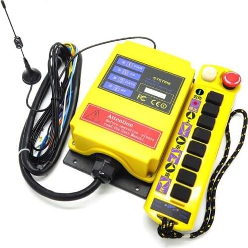 A8S Y 380V 220V 110V DC24V DC12V Cupid Type 9 Key Driving Crane Industry Wireless Remote Control distance 500m Can motion sensor