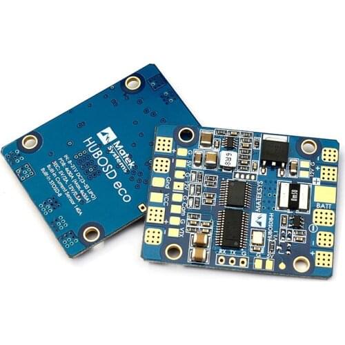 Matek HUBOSD eco H Power distributon board HUB OSD PDB CURRENT SENSOR W/ BEC 5V &12V FOR QUADCOPTER FPV for diy mini qav-r 220
