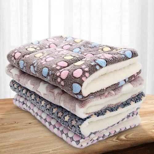 Dog Sleeping Cover Thickened Pet Pad Home Rug Cashmere/Flannel Soft Multipurpose Keep Warm Sofa Cushion