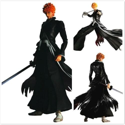 PLAY ARTS 27cm BLEACH Kurosaki ichigo Action Figure Model Toys