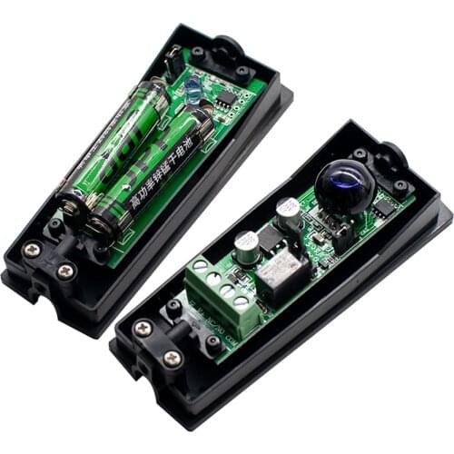 12V to 24V DC 10m Battery powered safety beam Infrared Sensor Photo Eye Photocells infrared photocells door gate opener motor