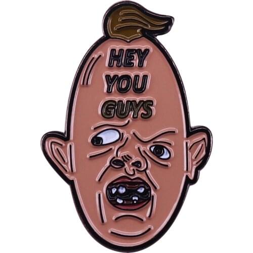 Goonies sloth hey you guys Brooch Funny Man Head Enamel Pin The Cute Character Badge Jewelry