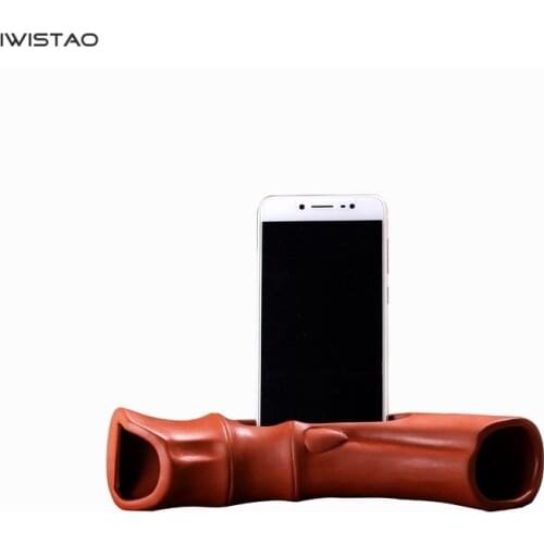 IWISTAO Empty Speaker Loudspeaker Unplugged Purple Sand Ceramic Smartphone Base Bracket