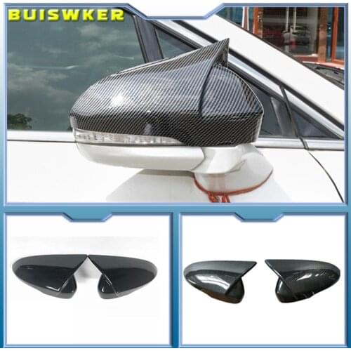 Black Side Wing Mirror Caps For FORD MONDEO MK5 2014-2019 MKV 5 Covers 2015 2016 2017 2018