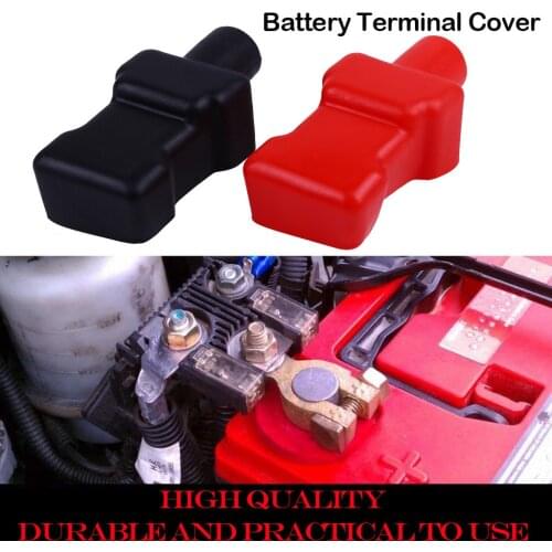 2 pc Car Battery Negative Positive 75 x 40 x 22 mm Terminal Covers Cap Boat Insulating Protector Battery Insulating Covers 108