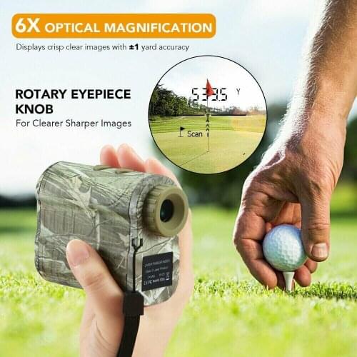 600M Golf Rangefinder 6X Laser Distance Meter Speed Tester Monocular Range Finder Hunting Roulette Tape Measure Telescope