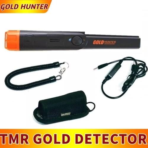 USB rechargeable hand held metal detector pinpointer gold hunter pro gold detector underwater metal detector with holster