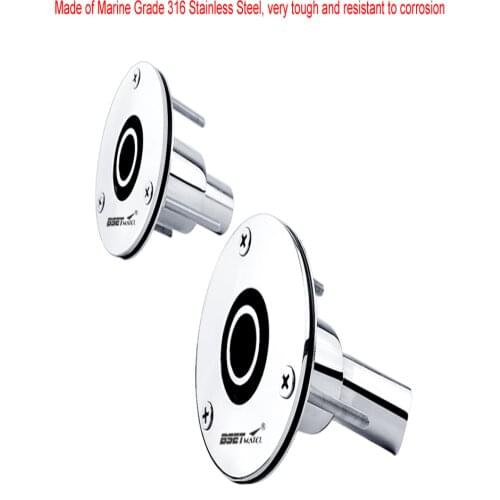 Stainless Steel 316 Thru Hull Exhaust Skin Fitting Tube Pipe Socket Hardware Parts Of Air Diesel Heater For Boat Marine Car Truc