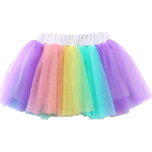 2018 New Baby Girls Cute Summer Beachwear mini skirt Kids beach cover up Mesh colorful Children 1-4Y High waist bikini cover ups