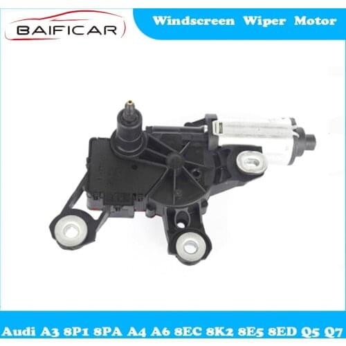 Baificar Brand New Genuine Rear Windscreen Wiper Motor 8E9955711 8E9 955 711 A for Audi A3 8P1 8PA A4 A6 8EC 8K2 8E5 8ED Q5 Q7
