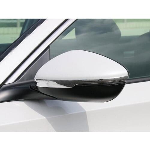 Car Exterior Front Side Rearview Mirror Strips Trim Styling Mouldings For Honda Accord 10th 2018 Car-covers Parts ABS
