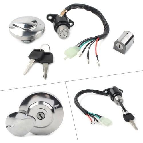 Motorcycle Ignition Switch Fuel Gas Cap Helmet Seat Lock Master Keys Set For Honda Rebel 250 CMX250 1985-2015 CA1125 1995-1999