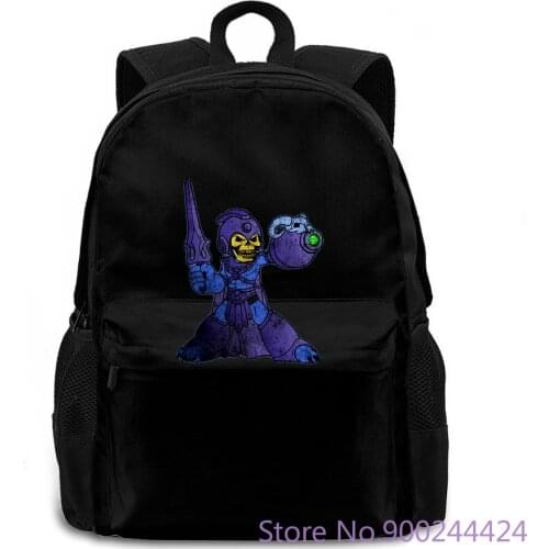 MEGATOR Masters of The Skeletor Mega Fun Motu Universe Crossover Novelty Cool women men backpack laptop travel school adult
