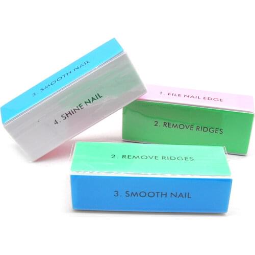 High Quality 10pcs Buffer Block Sanding Sponge Nail File for UV Gel Nail Polish DIY Nail Shiner Art Pedicure Nail Buffers Files