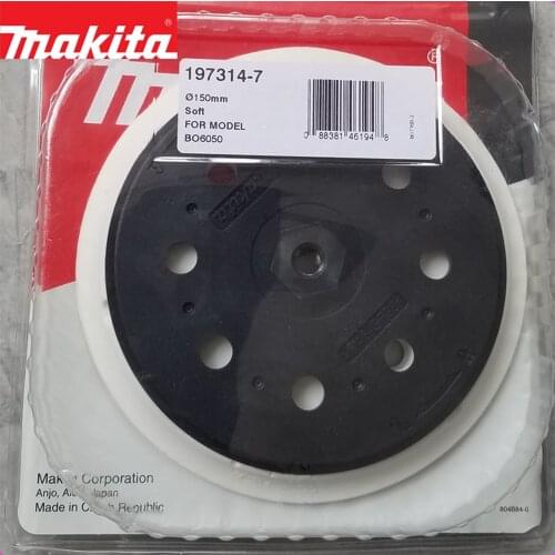 Japan Makita Sanding Machine Polishing Disc Chassis Base 150mm Self-Adhesive For BO6050J Model Sandpaper Machine