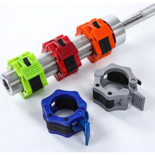 1 Pair Spinlock Collars Barbell Collar Lock Dumbell Clips Clamp Weight lifting Bar Gym Dumbbell Fitness Body Building
