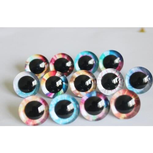100pcs--F13B---9MM-35MM 3D New Charm toy safety eyes 3D doll eyes + back washer for diy plush doll