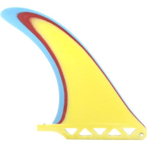 2019 Colorful Paddle Fin Surfboard Single Racing Fin Longboard Fin For Surfing