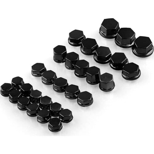 30P Motorcycle Screw Nut Bolt Cap Cover Decoration Centro Motorbike Ornamental Mouldings For Yamaha Kawasaki Honda Harley BMW