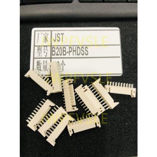 B20B-PHDSS Connector Header Through Hole 20 position 0.079" (2.00mm)