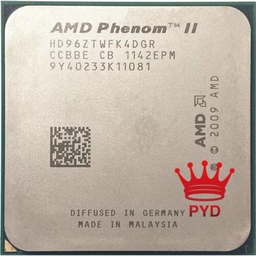 AMD Phenom II X4 960T 3.0 GHz Quad-core CPU Processor Socket AM3 938pin HD96ZTWFK4DGR