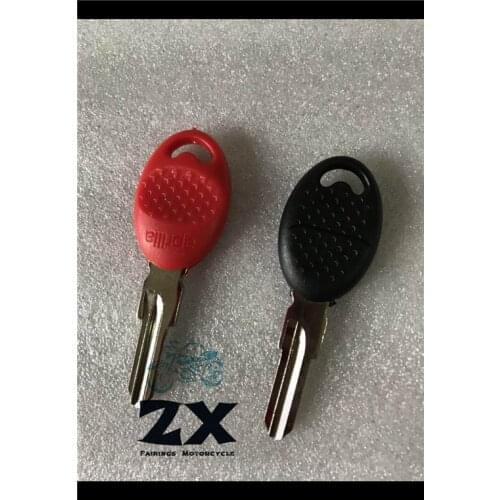 Can put chip in Blank Key Uncut Blade Motocross For Aprilia RSV1000 SXV550 SMV750 1200 blcak or red Motorcycle Accessorie