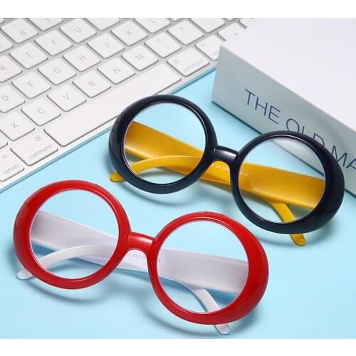 Kids anti blue light glasses frames anti-blue-ray computer glasses boys girls optical frames black red glasses lovely eyeglasses