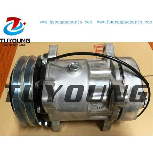 For Sanden u4435 FIX R134A SD7H15 132mm 2 PK 24V car ac compressor