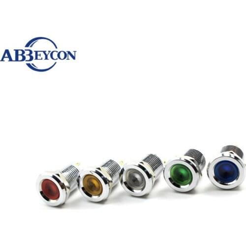 IN11 Stainless steel light Metal 12mm led indicator CE RoHS led pilot light indicator