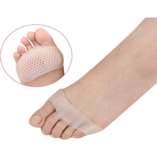 New Silica Gel Insoles Honeycomb Fore Pad Cushion SEBS Breathable Anti Pain Sole Lady High Heel Shoes Insole Shoes accessories