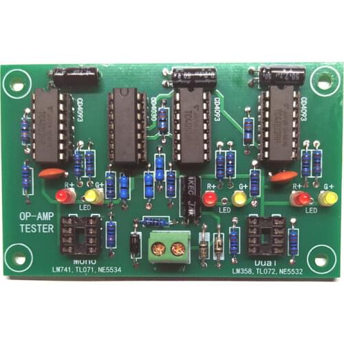 Commonly Used Operational Amplifier Tester Single Operational Amplifier Dual Operational Amplifier TL071 TL072 TL081 TL082