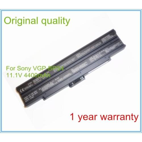 Original 11.1V 4400mAh Laptop Battery for BPS4 VGN-AX VGN-BX540 BX740 VGP-BPS4 VGP-BPS4A