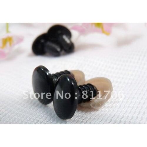 8*11mm/9*12mm Plastic Toy Safety Nose eyesToy Nose with washers For Doll Decoration/1000pcs/lot