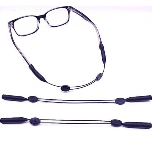 Q Silicone Glasses Accessories Anti Slip Rope Glasses Holder Neck Strap String Rope Chains Portable Adjustable Eyeglasses Cord
