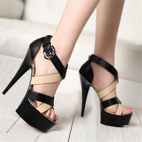15 CM High-Heeled Sandals Nightclub Dance Shoes Pole Dancing Shoes Model High Heels Womens Shoes Q-060