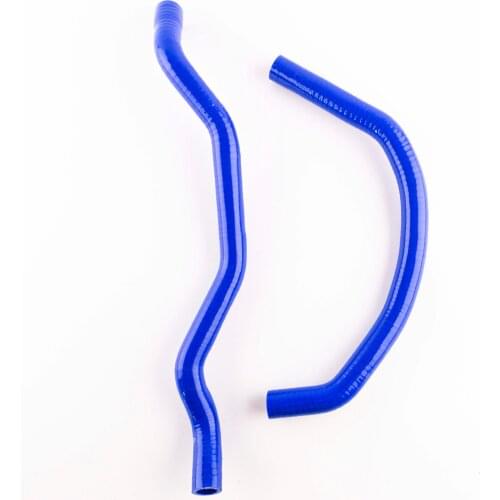 2pcs Silicone Radiator Coolant Hose Kit Clamps For Yamaha banshee YFZ350 YFZ 350 1982-2006