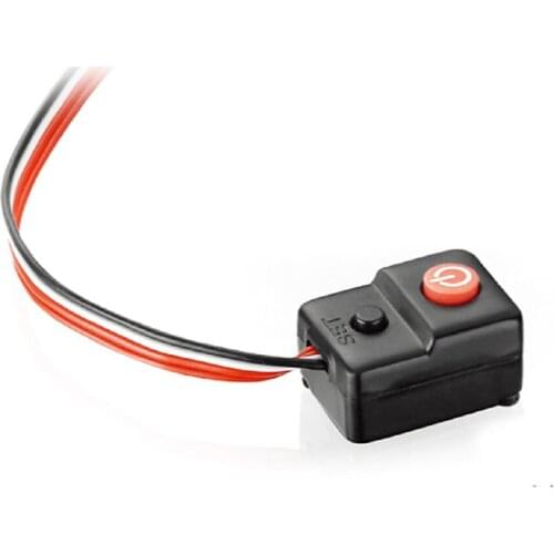 For Ezrun Xerun Quicrun 1/10 & 1/8 Model Cars MAX10-SCT MAX8 & XR8 Waterproof Electronic Switch with Buttons