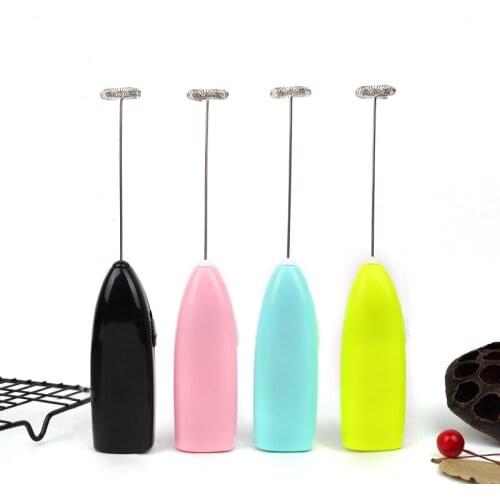 1pc Electric Egg Beater Milk Drink Coffee Whisk Mixer Frother Foamer Mini Handle Stirrer Practical Kitchen Gadget Cooking Tool
