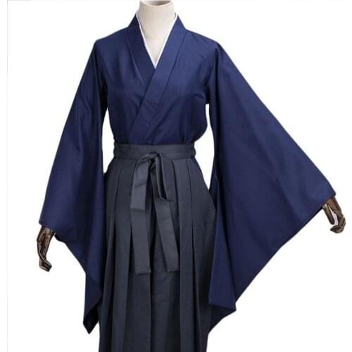 Japanese Kimono Men and Women Kendo Uniform Hakama Aikido Uniforme Cosplay Sets Kung Fu Uniform Judo Martial Arts Clothing