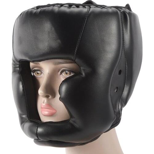 Adult/Children Enclosed Boxing Head Guard Helmet Sanda Muay Thai Fighting Protecting Equipment