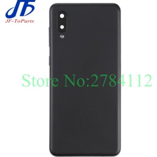 10Pcs Back Battery Cover Replacement For Samsung Galaxy A02 A02S A022 A022F SM-A022F Rear Door Housing Case With lens + Adhesive