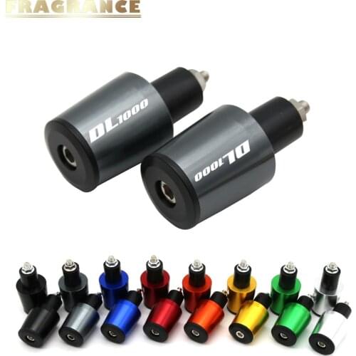 Motorcycle Accessories 7/8'' 22MM Handlebar Grips Handle Bar Cap End Plugs For SUZUKI DL1000/V-STROM 2002-2016