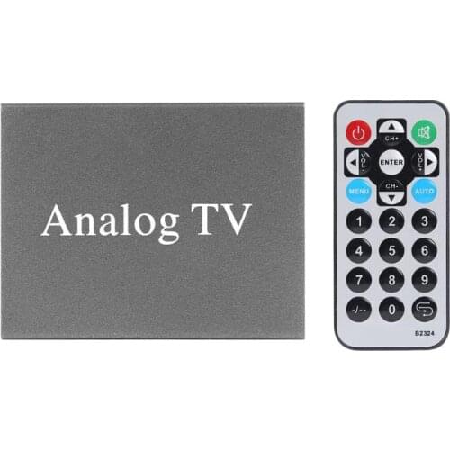 Car Mobile Video Analog TV Receiver Box Simple and Generous New and High Quality Durable In BERLIHEN for Car DVD Monitor TVTuner
