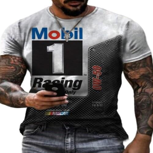 2021 European and American new style youth mens sports round neck T-shirt summer fashion self-cultivation 3D printing personali