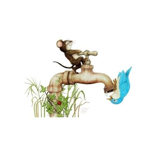 HAE-104 Helping Handn Needlework,For Embroidery,DIY 14CT Unprinted Arts Cross stitch kits Set Cross-Stitching Home Decor