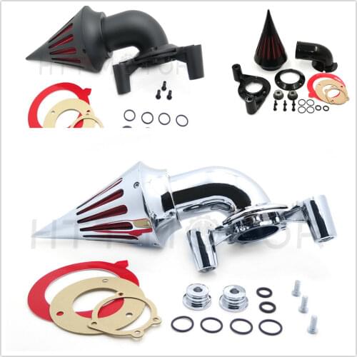 Aftermarket Motorcycle Accessories Spike Air Cleaner Intake Filter for 2010 Harley Davidson Dyna Touring models BLACK