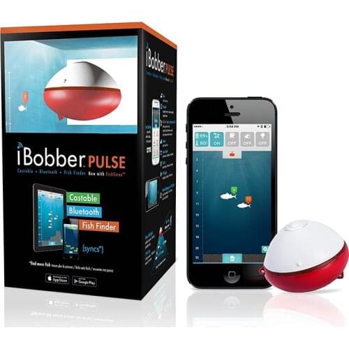 IBobber Pulse with Fish Attractor Wireless Bluetooth Smart Fish Finder for iOS and Android Devices