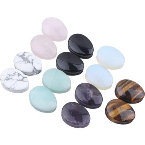 Hot new stone Ear Plugs Flesh Tunnel water headphone 5 to 25MM ear piercing jewelry SEMI PRECIOUS STRETCHER TUNNEL TAPER SADDLE