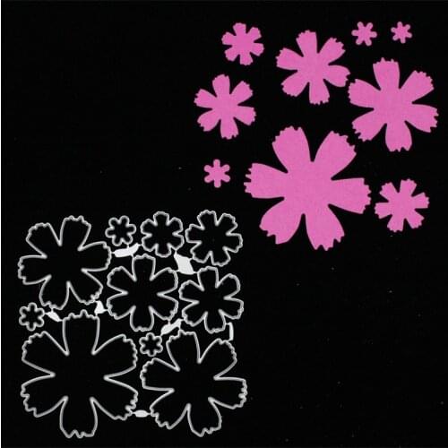 YPP CRAFT Flowers Metal Cutting Dies Stencils for DIY Scrapbooking Stamp/photo album Decorative Embossing DIY Paper Cards