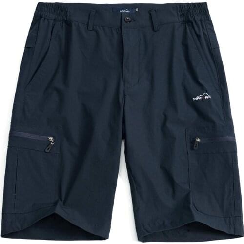 Men Summer Quick Drying Hiking Trekking Breathable Shorts Fabric Outdoor Sports Multi-Pocket Camping Fishing Casual Shorts SG007